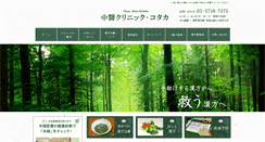 Desktop Screenshot of kotaka-clinic.com